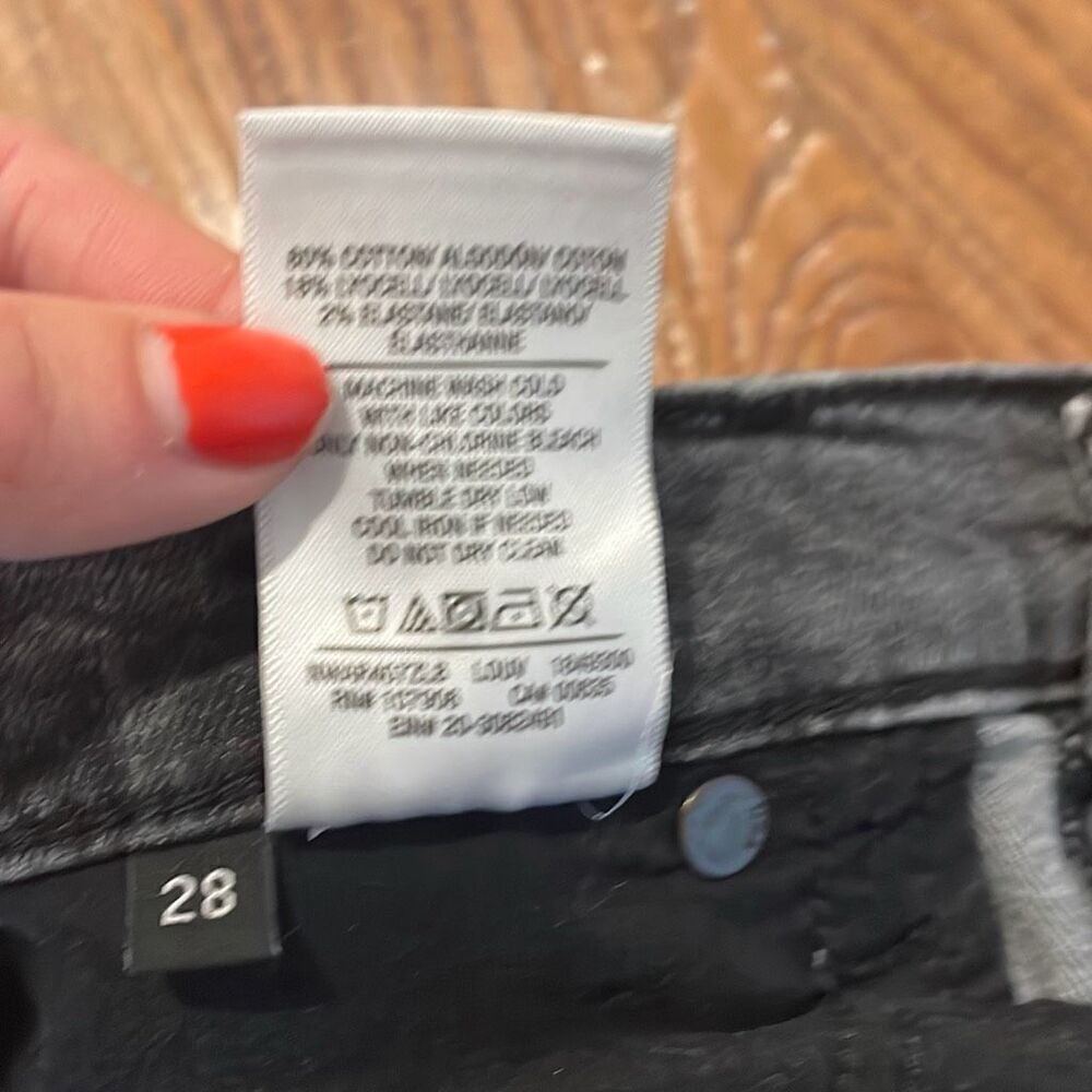 Hudson Krista super skinny mid rise grey jeans size 28 - Picture 8 of 10